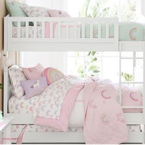 Pottery Barn Kids Molly Rainbow Quilt & Shams